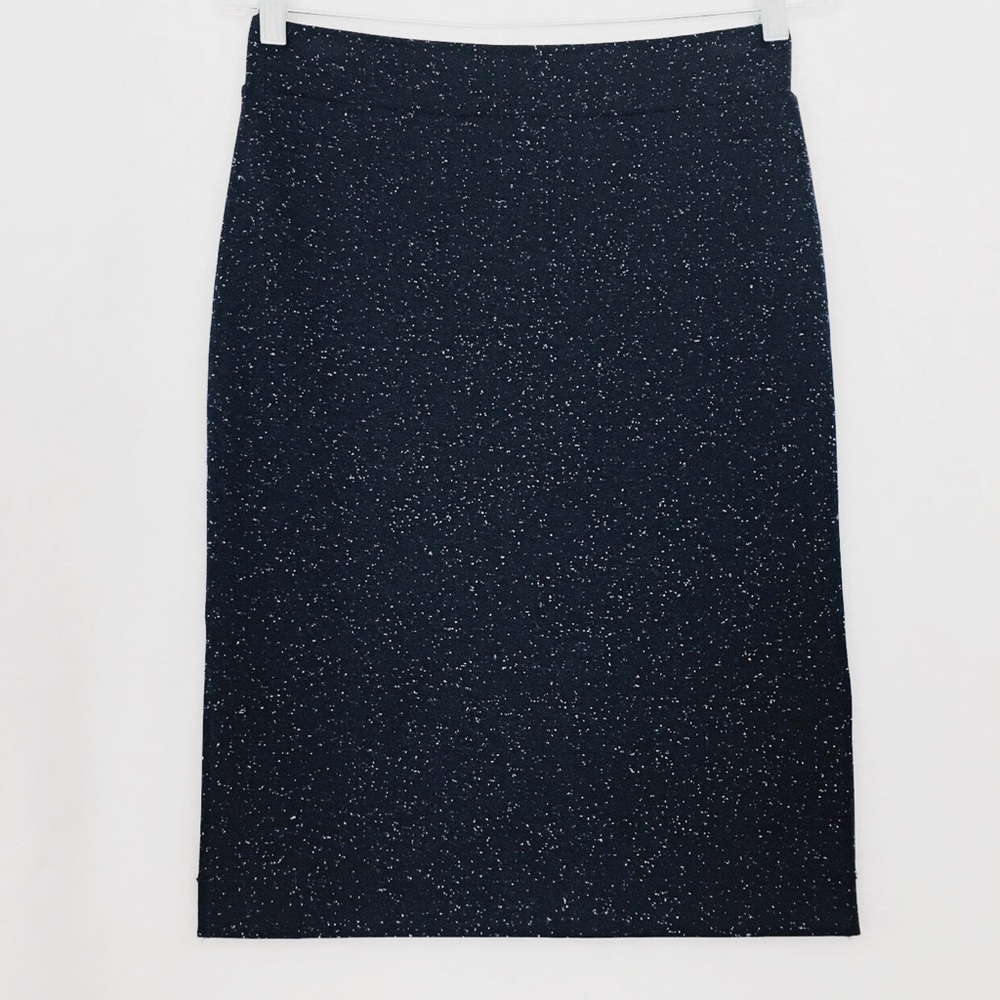 Madewell Column Side Slits Skirt In Speckle Size S - Picture 2 of 8